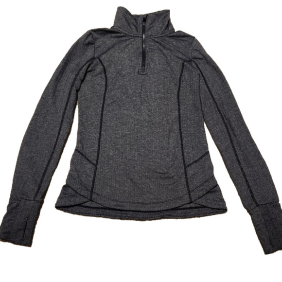 Mondetta Women's Dark Heather Gray 1/4 Zip Pullover, size X-small - Picture 1 of 7
